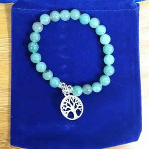 Jewelry - New Green Aventurine Stone Bracelet Tree of Life Jewelry - New Green Aventurine Stone Bracelet Tree of Life